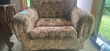Patterned Upholstered Armchair - thumbnail 7 of 11