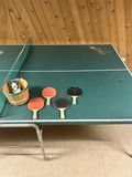Green Folding Ping Pong Table with Net and Paddles - thumbnail 10 of 11