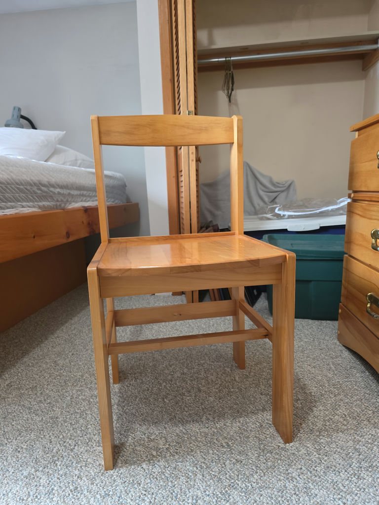 Wooden Desk with Chair - image 7 of 10