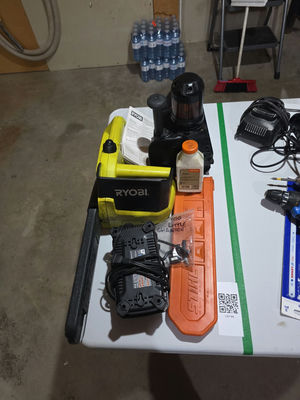 Ryobi 18V Chainsaw Kit with Charger and Accessories - Image 1 of 6