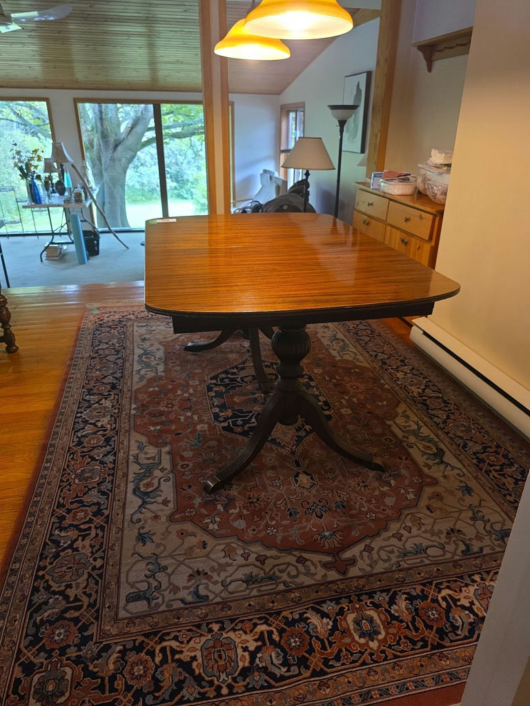 Wood Dining Table with Insert Leaf - image 2 of 13