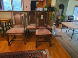 Set of Four Wooden Dining Chairs - thumbnail 1 of 9