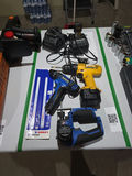 Mastercraft and DeWalt Cordless Power Tools with Charger and Saw Blades - thumbnail 1 of 5