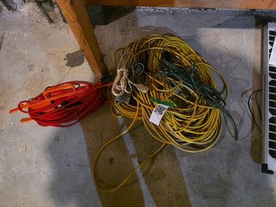 Assorted Extension Cords and Electrical Cables - Image 1 of 2