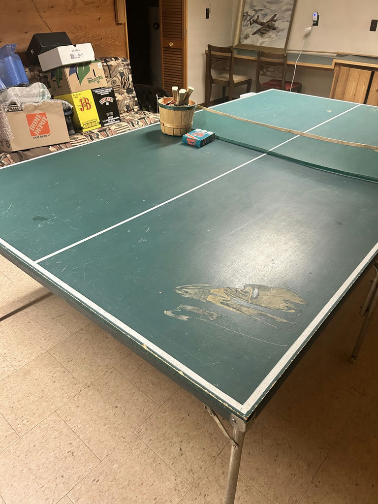 Green Folding Ping Pong Table with Net and Paddles - image 4 of 11