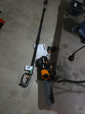 WORX 20V Cordless Pole Chainsaw Kit - Image 1 of 4