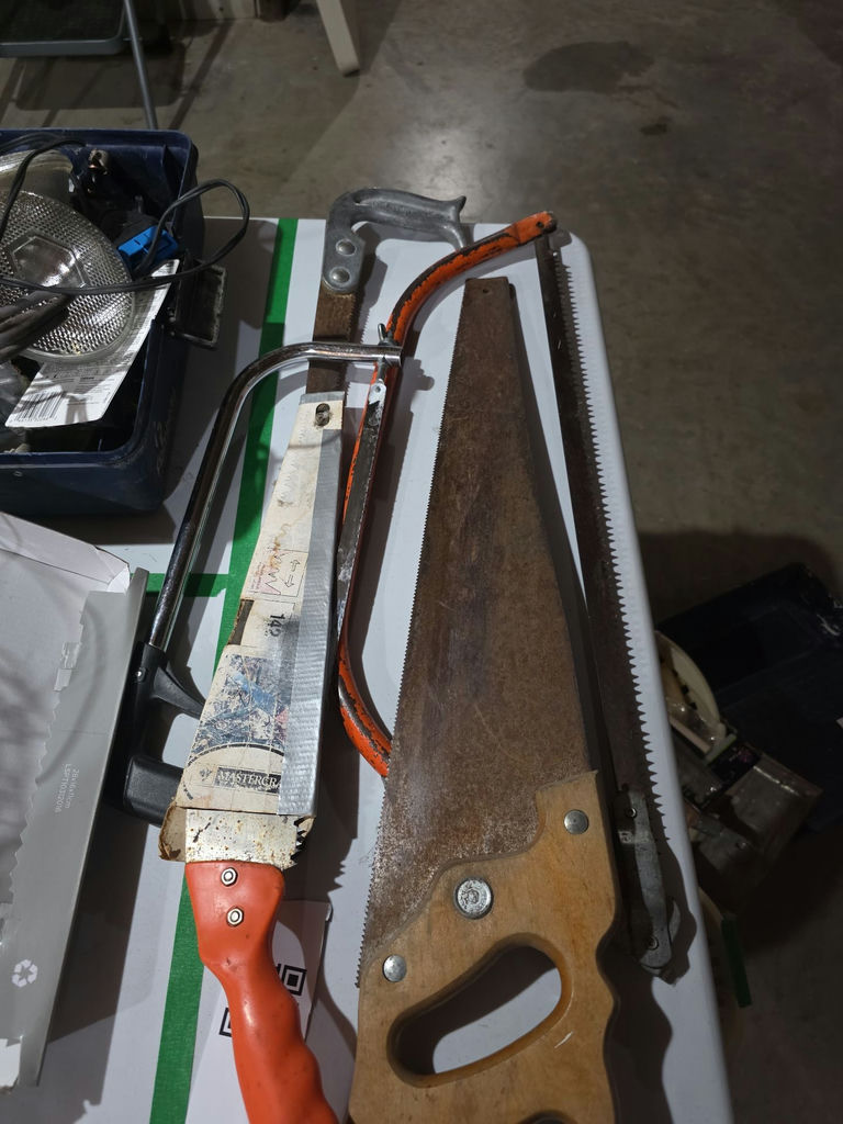 Assorted Hand Saws and Hacksaw - image 2 of 2