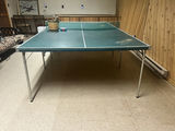Green Folding Ping Pong Table with Net and Paddles - thumbnail 3 of 11