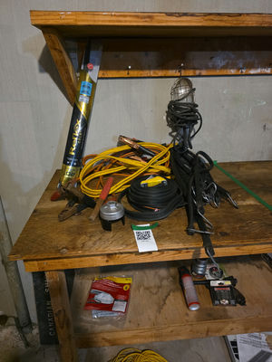 Reflex Gold Wiper Blades, Jumper Cables, Work Light, and Automotive Accessories - Image 1 of 7