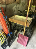 Snow Shovels, Ice Chopper, Safe-T-Salt Bags, and Orange Safety Fence Roll - thumbnail 7 of 8