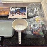 Assorted Kitchenware and Decorative Serving Items with Nativity Bake Set - thumbnail 1 of 11