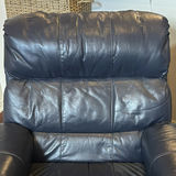 Three-Seat Leather Reclining Sofa - thumbnail 7 of 10