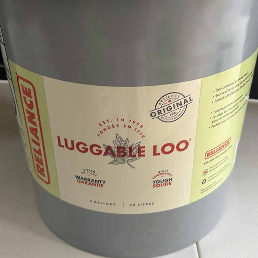 Reliance Luggable Loo Portable Toilet with Double Doodie Waste Bags - image 3 of 4