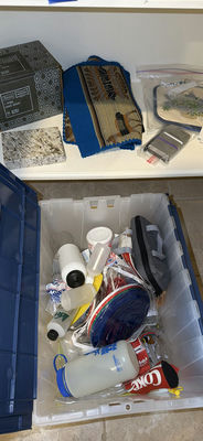 Assorted Kitchen and Household Items Including Kenmore Hand Mixer Box - Image 1 of 8