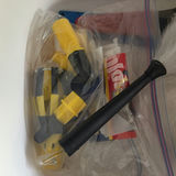 Plastic Storage Bin with Assorted Light Bulbs and Accessories - thumbnail 4 of 5