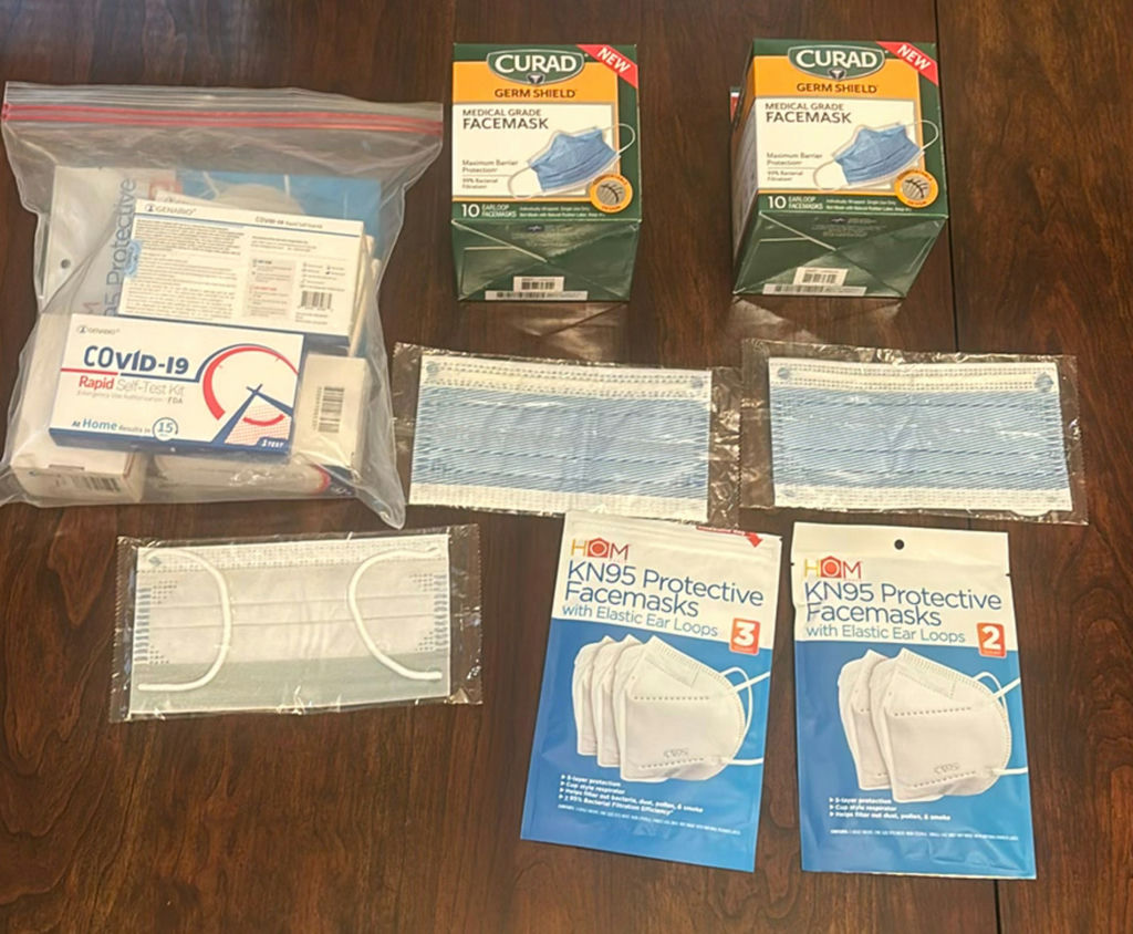 Assorted Face Masks and COVID-19 Rapid Self-Test Kit - image 1 of 5