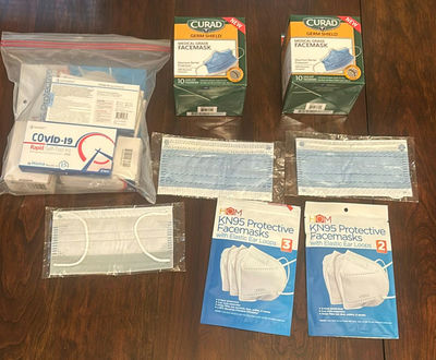 Assorted Face Masks and COVID-19 Rapid Self-Test Kit - Image 1 of 5