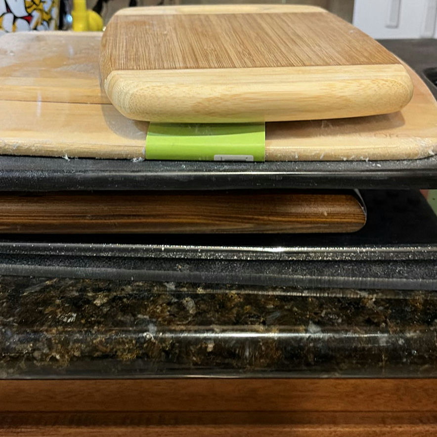Kitchenware assortment: bamboo cutting boards, glass jars, popcorn tub, and ice pop molds - image 3 of 6