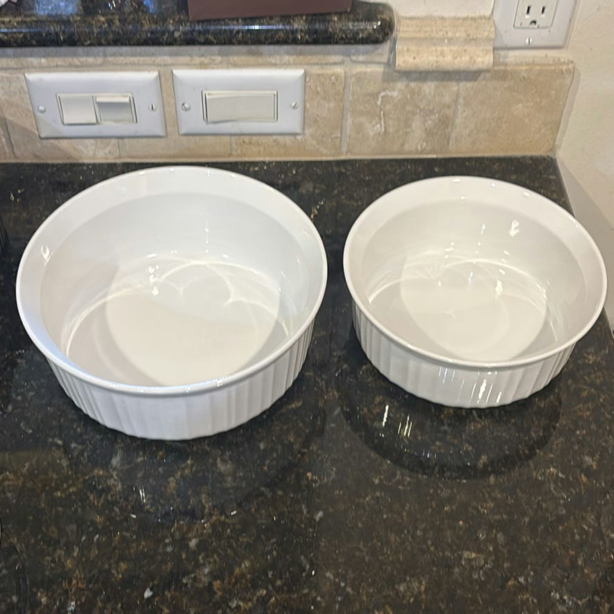 Glass Soufflé Dish, Ceramic Bowls and Ramekins with Kitchen Tools - image 9 of 14