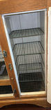 Wooden Icebox Cabinet with Wire Shelves - thumbnail 4 of 6
