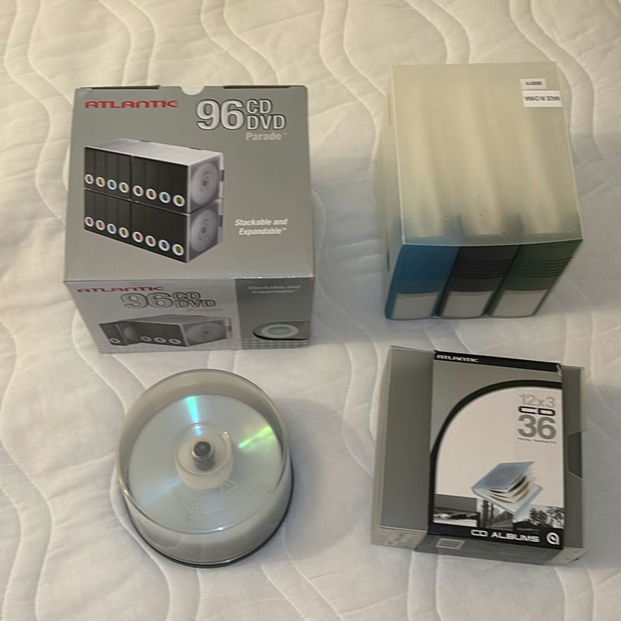 Atlantic CD and DVD Storage Accessories Set - image 1 of 16