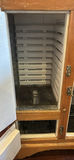 Wooden Icebox Cabinet with Wire Shelves - thumbnail 3 of 6