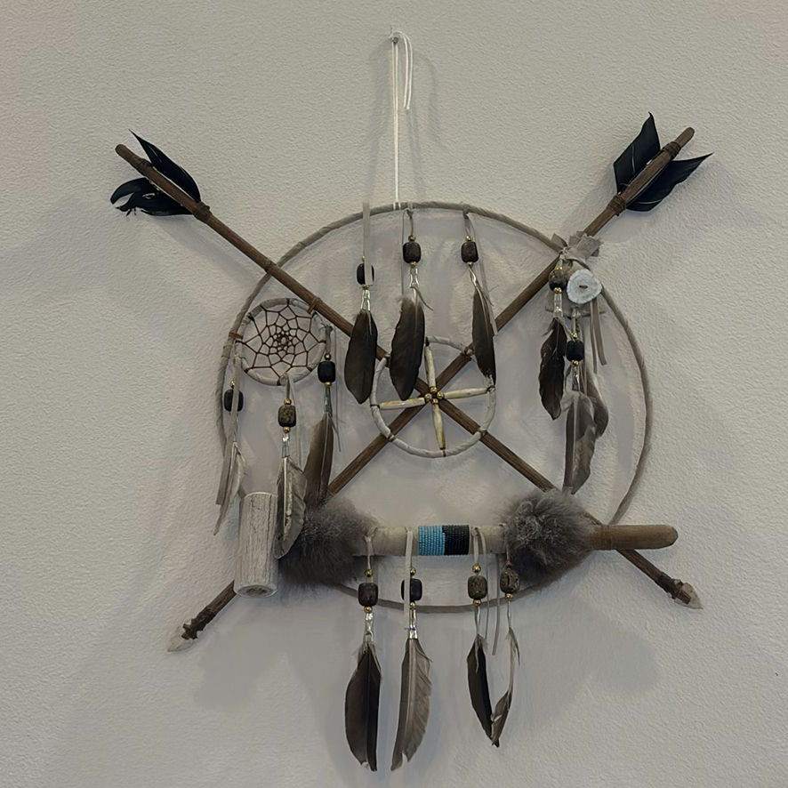 Dreamcatcher Wall Hanging and "Spring Fever" Horse Sculpture - image 1 of 6