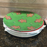 Ceramic Christmas-Themed Bowls and Plates with Glass Jars - thumbnail 11 of 11