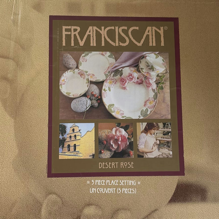 Franciscan Desert Rose Dinnerware Sets and CorningWare French White Cookware - image 2 of 5