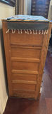 Wooden Icebox Cabinet with Wire Shelves - thumbnail 5 of 6