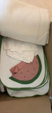 Assorted embroidered table linens with fruit motifs - thumbnail 2 of 9