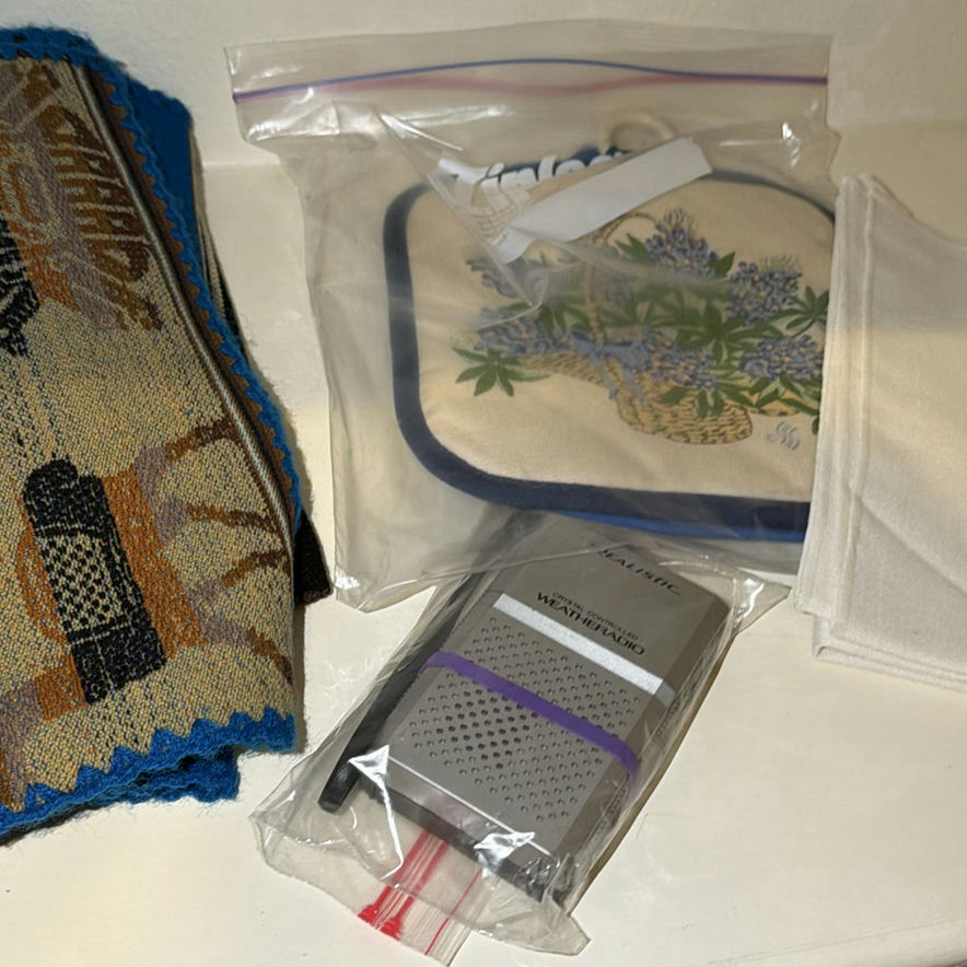 Assorted Kitchen and Household Items Including Kenmore Hand Mixer Box - image 5 of 8