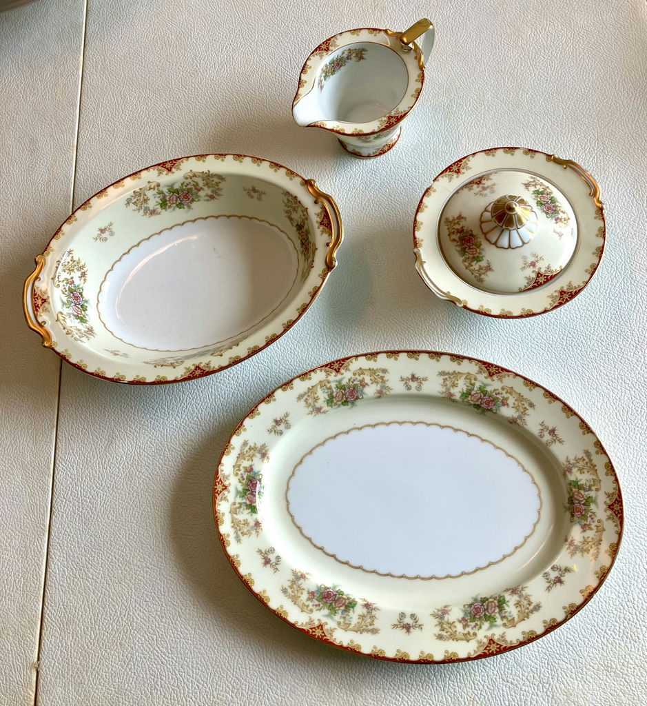 Noritake Cardinal China Plates and Bowl Set - image 8 of 8