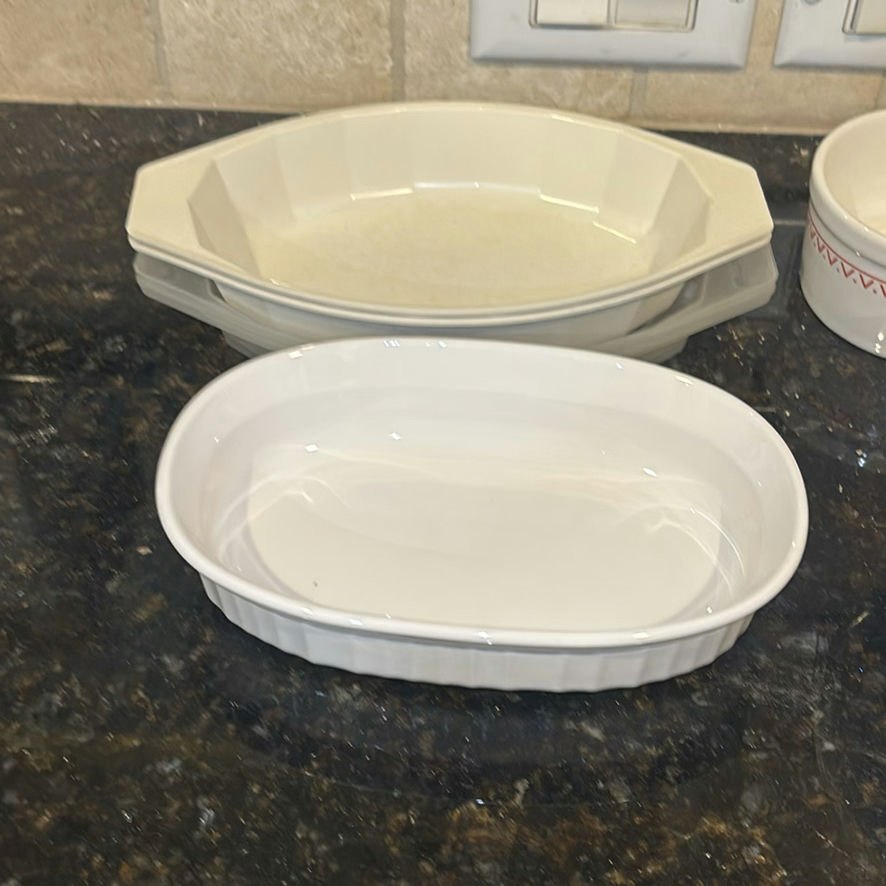 Assorted Ceramic Bakeware and Bowls - image 3 of 8
