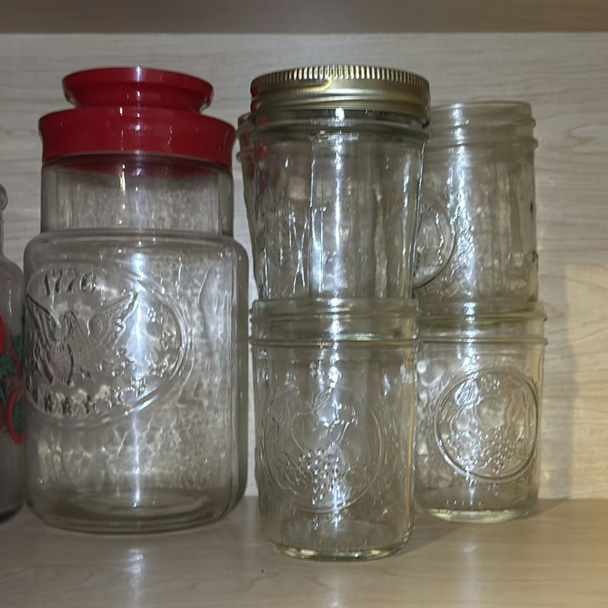 Ceramic Christmas-Themed Bowls and Plates with Glass Jars - image 5 of 11