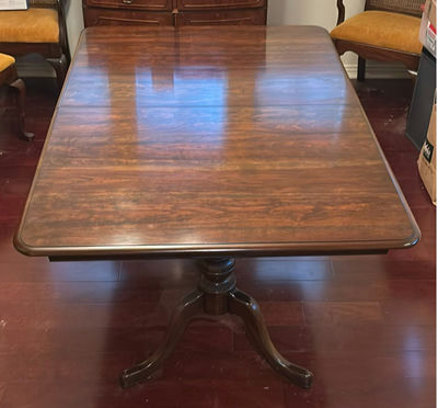 Wooden Dining Table with Eight Chairs - Image 1 of 14