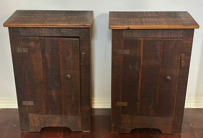 Pair of Wooden Cabinets - Image 1 of 5