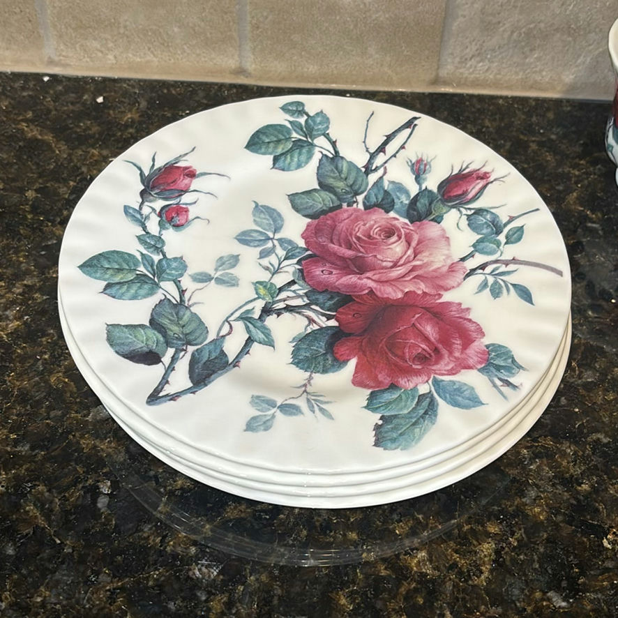 Floral Ceramic Dishware Assortment - image 4 of 8