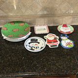 Ceramic Christmas-Themed Bowls and Plates with Glass Jars - thumbnail 8 of 11
