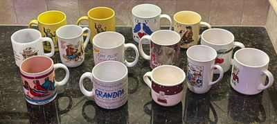 Assorted Ceramic Coffee Mugs - Image 1 of 8