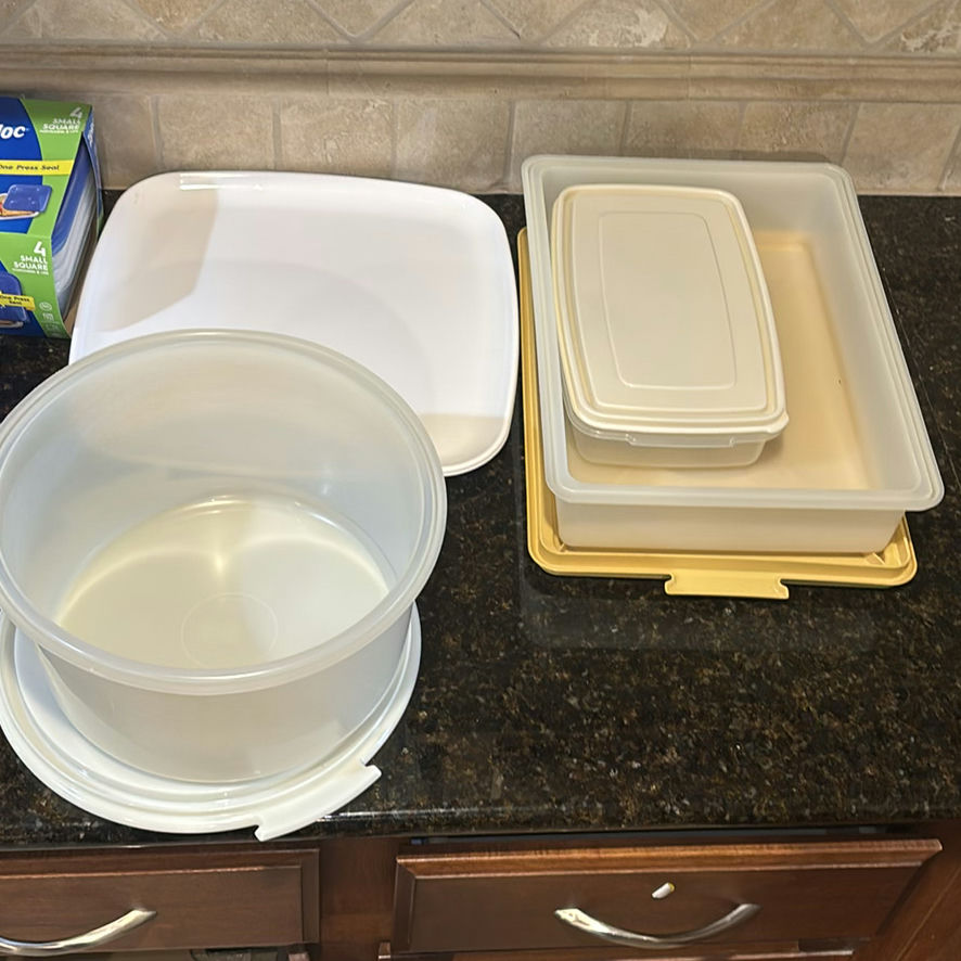 Assorted Plastic Food Storage Containers, Bowls, and Plates - image 1 of 8