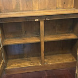 Wooden Hutch Cabinet with Shelving and Bird Sculpture - thumbnail 3 of 5