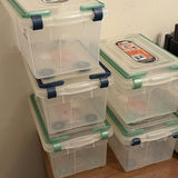 Assorted storage boxes and organizing containers - thumbnail 3 of 7