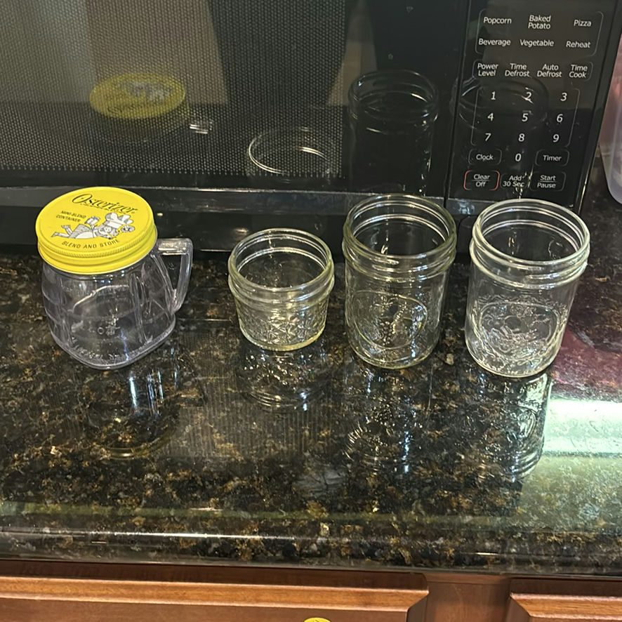 Assorted Glass Kitchen Containers and Thermos Travel Mug - image 7 of 8