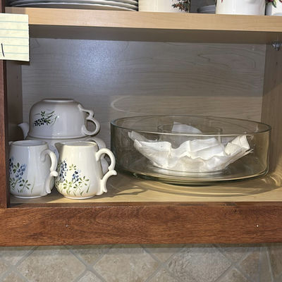 Assorted Ceramic Dishware and Glass Serving Bowls - Image 1 of 5