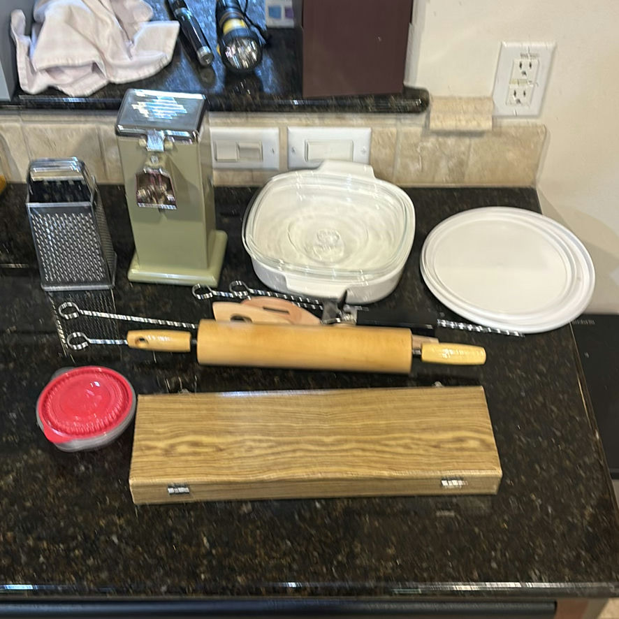 Assorted Kitchen Utensils, Cookware, and Carving Set - image 1 of 8