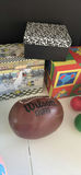 Assorted Sports Balls, Globes, and Decorative Storage Boxes - thumbnail 3 of 6