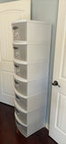 Sterilite ClearView 7-Drawer Plastic Storage Tower - thumbnail 4 of 4
