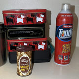 Assorted Kitchen Containers, Pyrex Serving Pitcher, and Fire Extinguisher Spray - thumbnail 3 of 7