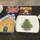 Assorted Decorative Serving Trays, Pot Holders, Oven Mitts, and Trivets - thumbnail 2 of 7